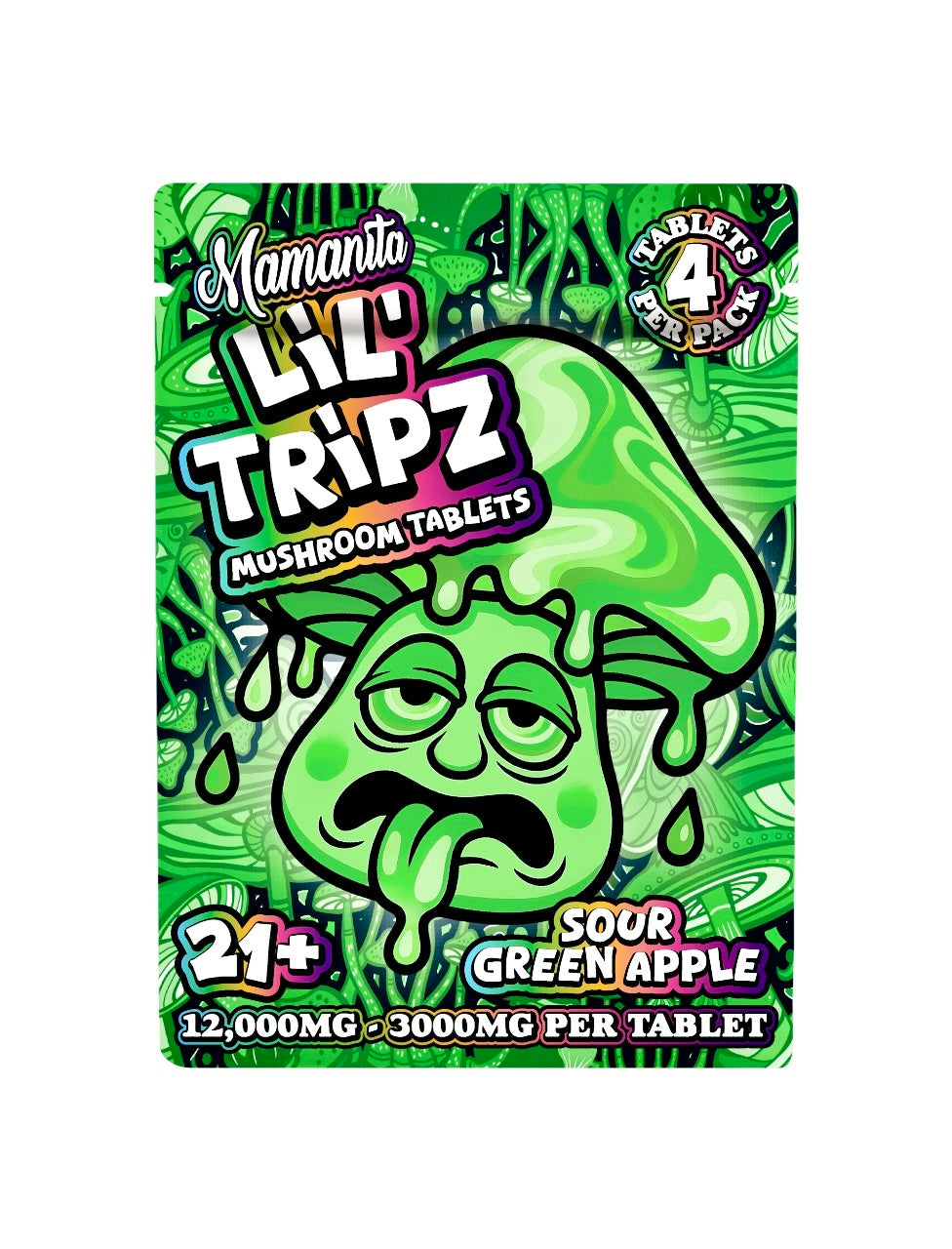 Mamanita  Lil Tripz Mushroom Tablets - 4 Pieces